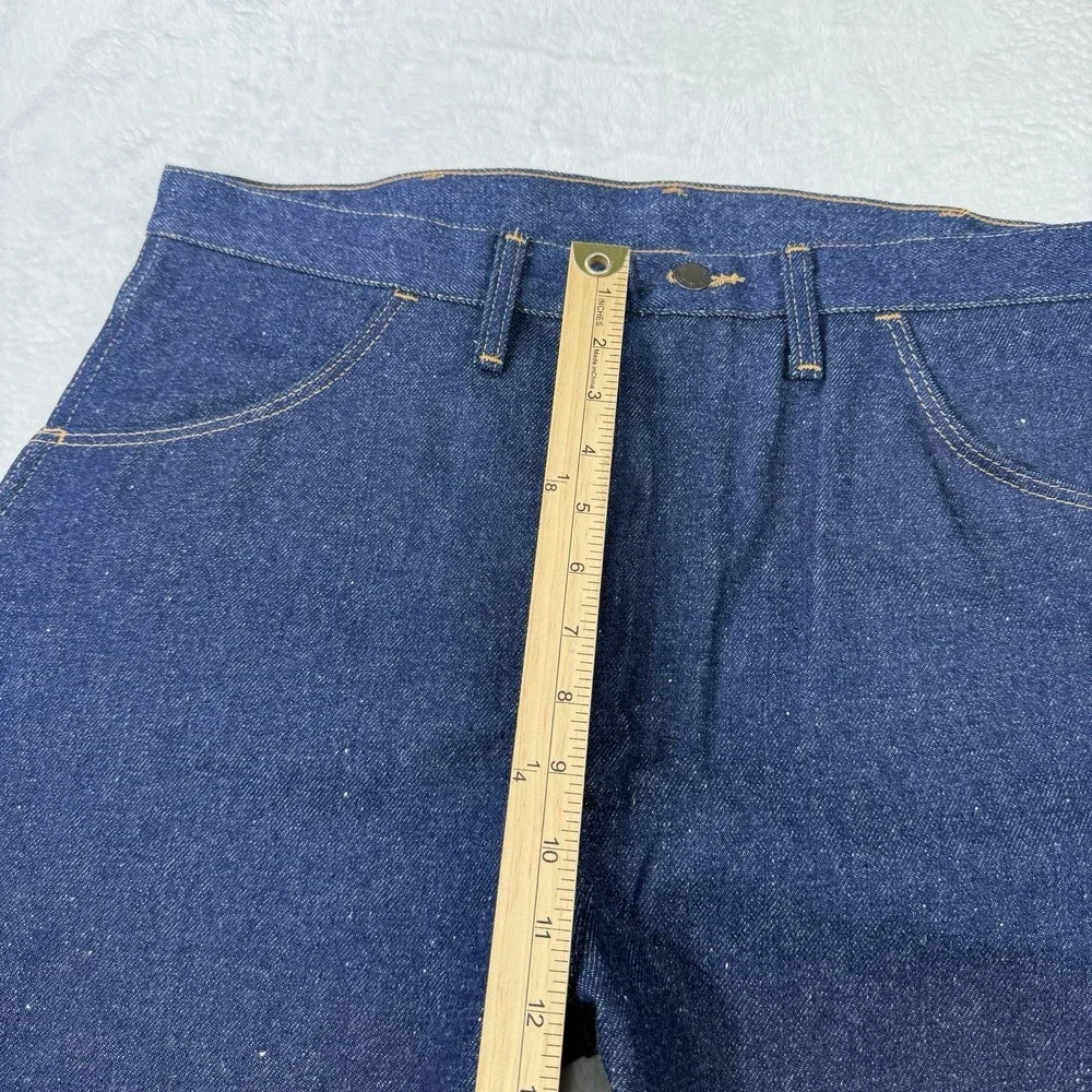 Vintage Rustler Wrangler Boot Cut Jeans 38x30 Pre Shrunk Heavyweight USA NWT